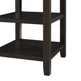 Amherst Counter Table w/Wood Leg Dark Finish