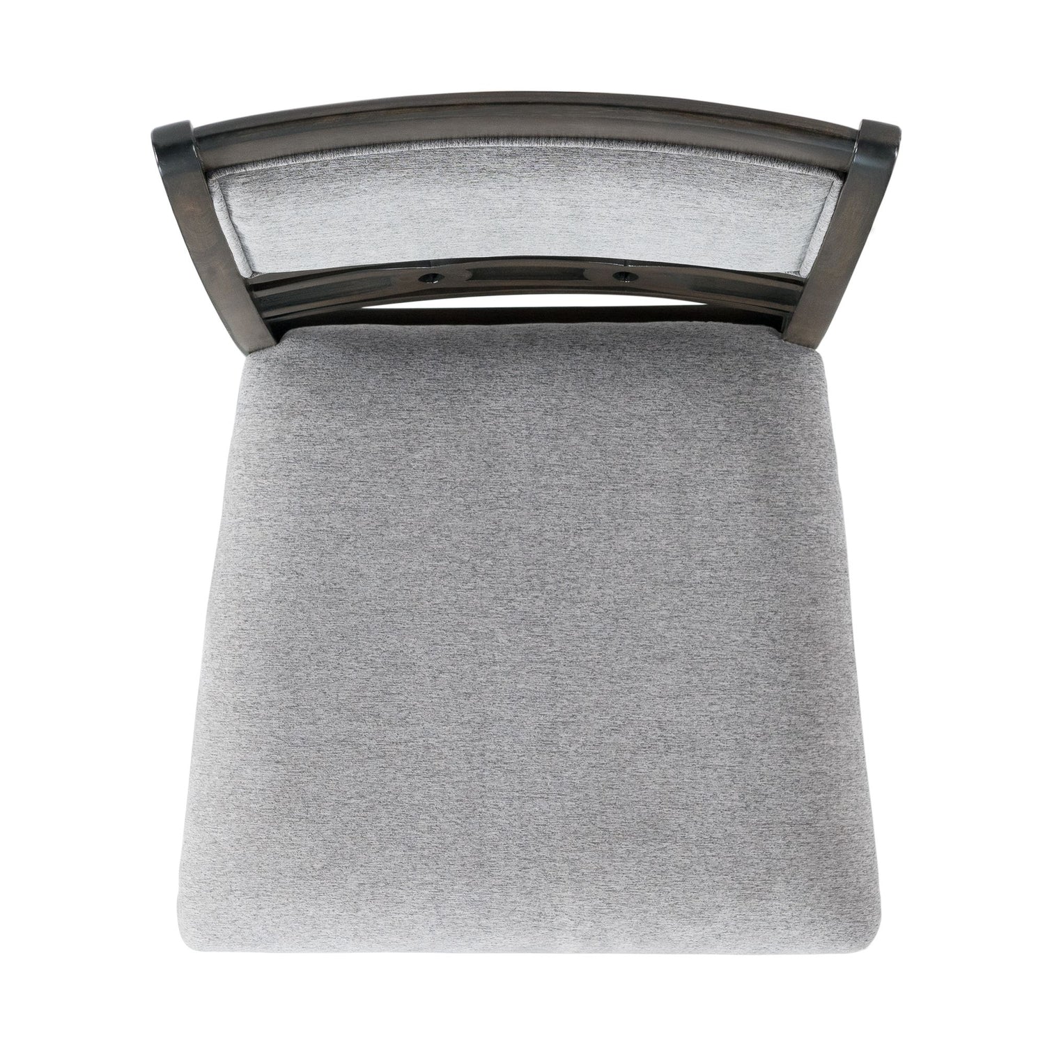 Amherst Dining Side Chair W/Fabric Cushion Side Stretcher Grey Finish (2 Per Pack)