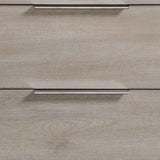 Arcadia 2-Drawer Nightstand with USB in Grey