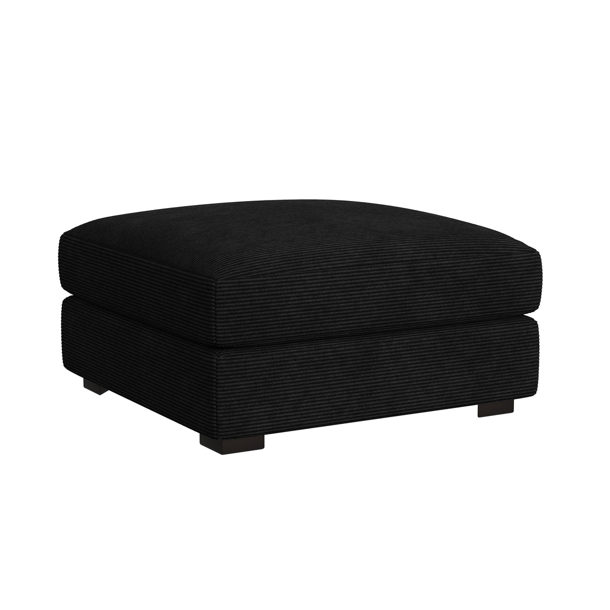 Arizona 7PC Sectional Set with RHF Chaise in Steno Black