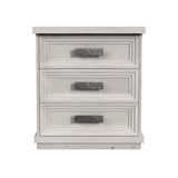 Avalanche 3-Drawer Nightstand with USB in Antique White