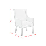 Avalanche Dining Arm Chair in Antique White (2 Per Carton)