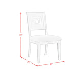 Avalanche Dining Side Chair in Antique White (2 Per Carton)