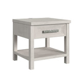Avalanche 3PC Occasional Table Set in Antique White-Coffee Table, End Table & Sofa Table
