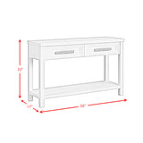 Avalanche 3PC Occasional Table Set in Antique White-Coffee Table, End Table & Sofa Table