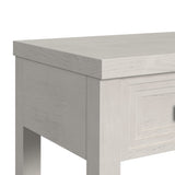 Avalanche 3PC Occasional Table Set in Antique White-Coffee Table, End Table & Sofa Table