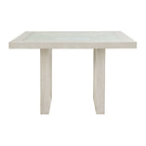 Avalanche Square Counter Table in Antique White