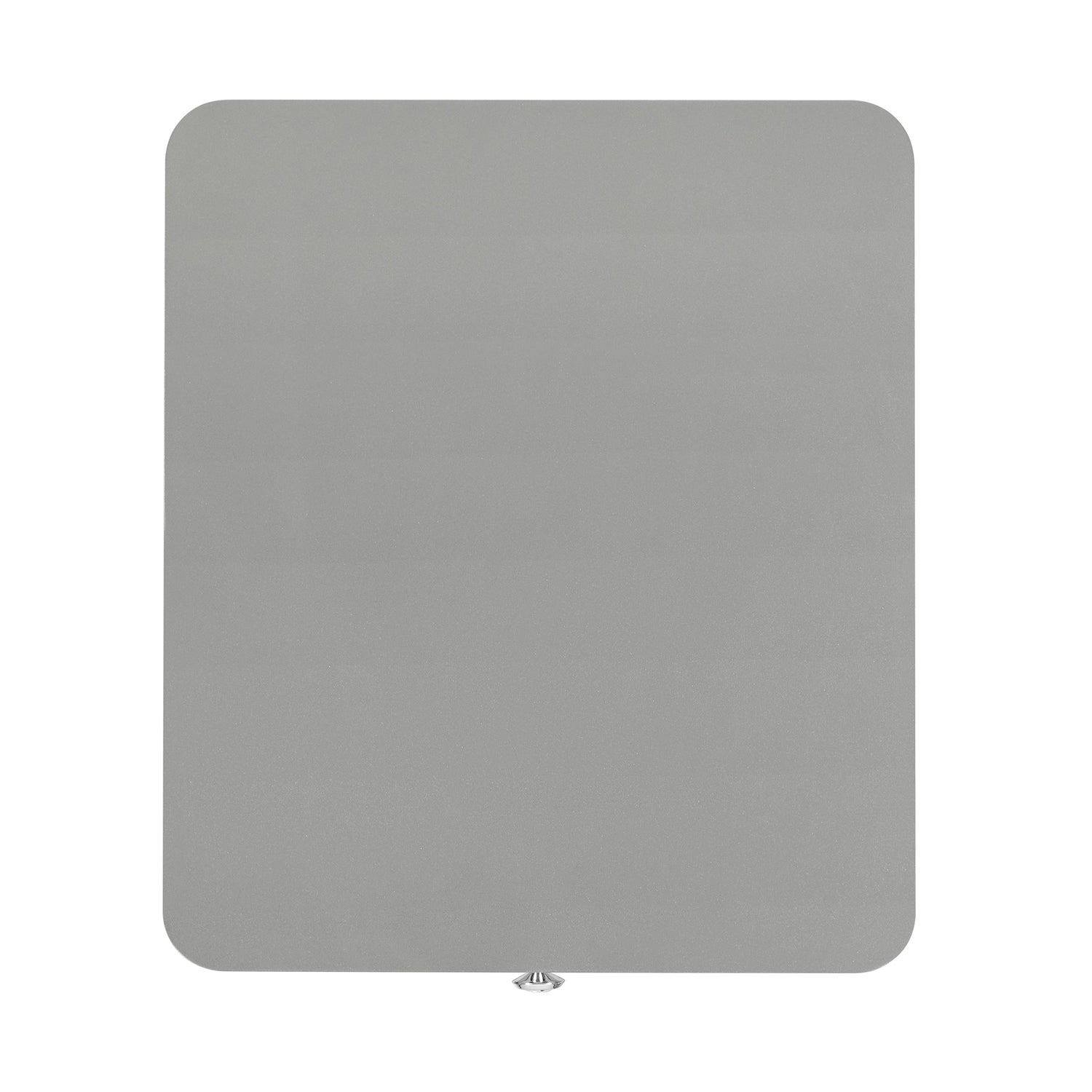 Avril Chairside Table with Power/USB in Silver