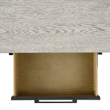 Axel Server in Light Grey and Espresso