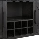 Axel Server in Light Grey and Espresso
