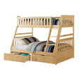 Bartly-(4) Twin/Full Bunk Bed with Storage Boxes image