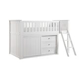 Galen-(4) Low Loft Bunk with Dresser image