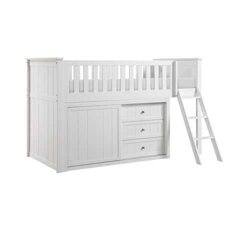 Galen-(4) Low Loft Bunk with Dresser image