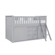 Orion-(6) Low Loft Bunk with Bookcase and 2 Dressers image