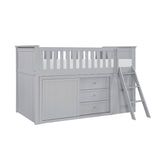 Orion-(6) Low Loft Bunk with Bookcase and 2 Dressers image