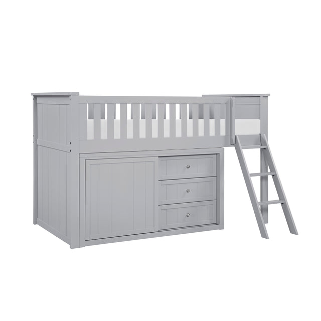 Orion-(4) Low Loft Bunk with Dresser image
