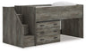 Frandern Loft Bed with Drawer Storage