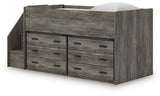 Frandern Loft Bed with Drawer Storage