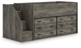 Frandern Loft Bed with Drawer Storage