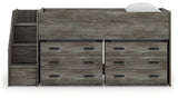 Frandern Loft Bed with Drawer Storage