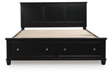 Lanolee Panel Storage Bed