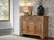 BENSQ9020 Server W/ Wood Top - Smokey Quartz