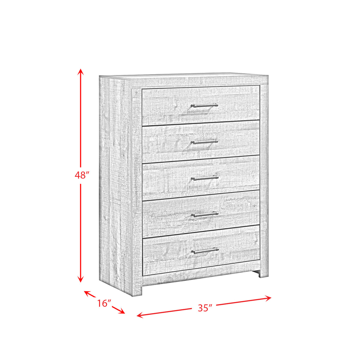 Bailey Bookcase Panel Bedroom Set with Bluetooth