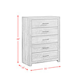 Bailey Bookcase Panel Bedroom Set with Bluetooth
