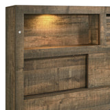 Bailey Bookcase Panel Bedroom Set with Bluetooth
