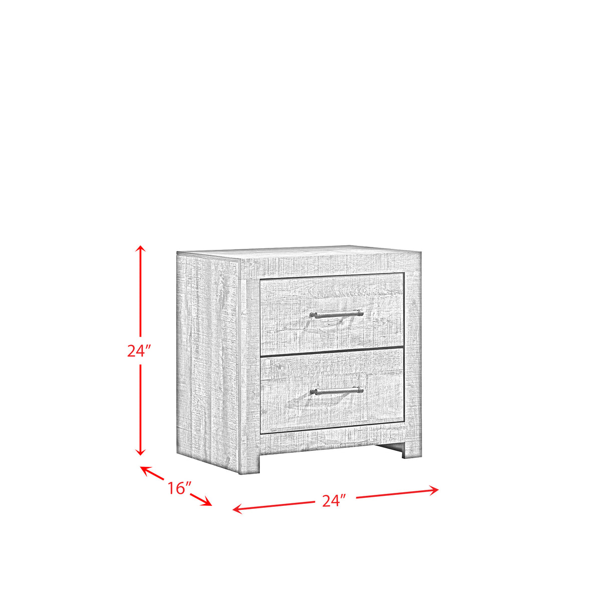 Bailey Panel Bedroom Set with Bluetooth