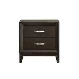 Beaumont 2-Drawer Nightstand in Merlot