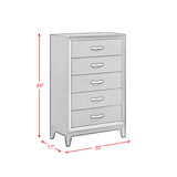 Beaumont 5-Drawer Chest in Merlot