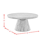 Bellini Round Occasional Coffee Table Complete in Grey