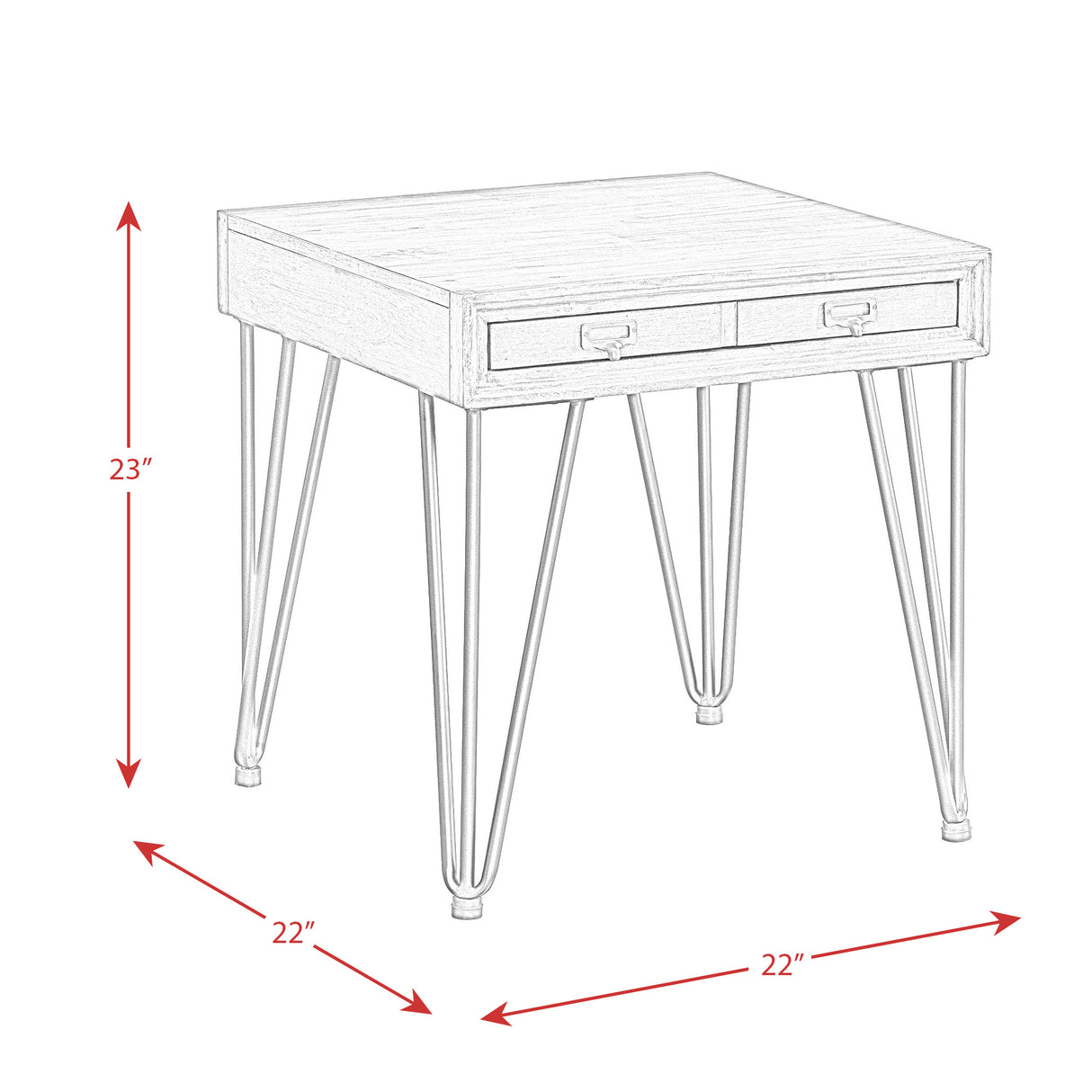 Boone Occasional End Table w/Tray