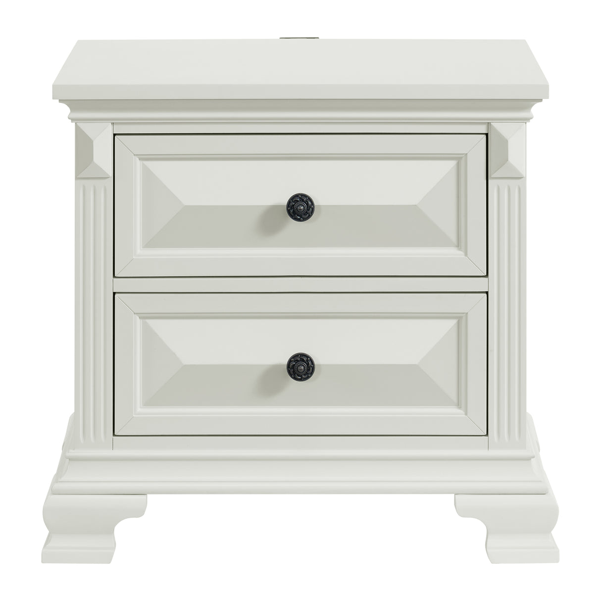 Bridgestone 2-Drawer Nightstand with USB