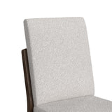 Brisbane Standard Height Dining Set in Brown-Table and Four Fabric Chairs