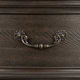 Brunswick 2-Drawer Nightstand with USB in Mahogany