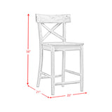 Callista Round Counter Height 5PC Dining Set-Table and Four Stools