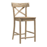 Callista Round Counter Height 5PC Dining Set-Table and Four Stools