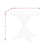 Callista Round Counter Height 5PC Dining Set-Table and Four Stools