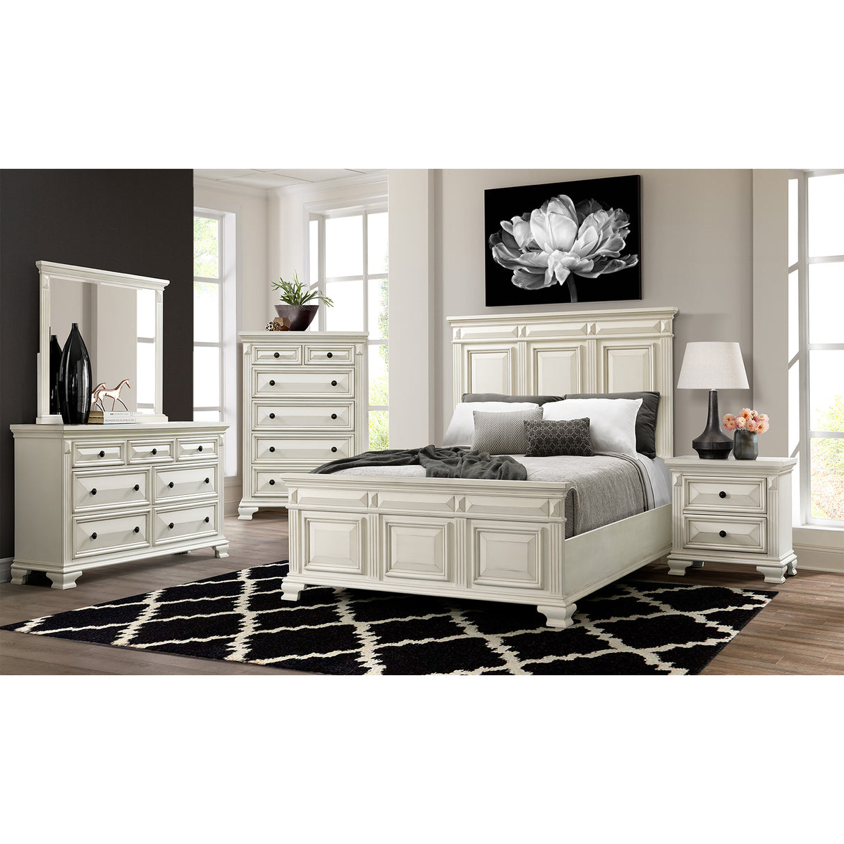 Calloway Chest Antique White Color