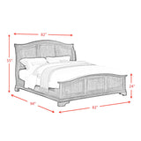 Cameron Cherry Panel Bed