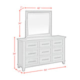 Canterbury Dresser and Mirror Set