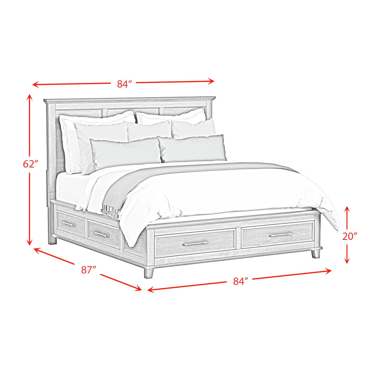 Canterbury Storage Bedroom Set