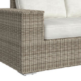 Carmona 6PC Conversion Set in Natural and Olefin Beige with Ottoman