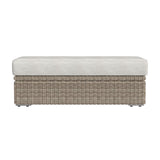 Carmona Ottoman - Natural and Olefin Beige