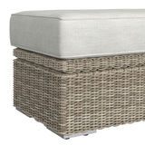 Carmona 6PC Conversion Set in Natural and Olefin Beige with Ottoman
