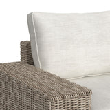 Carmona Swivel Chair - Natural and Olefin Beige