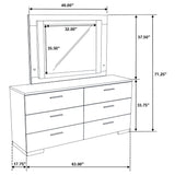 Felicity Dresser with LED Mirror
