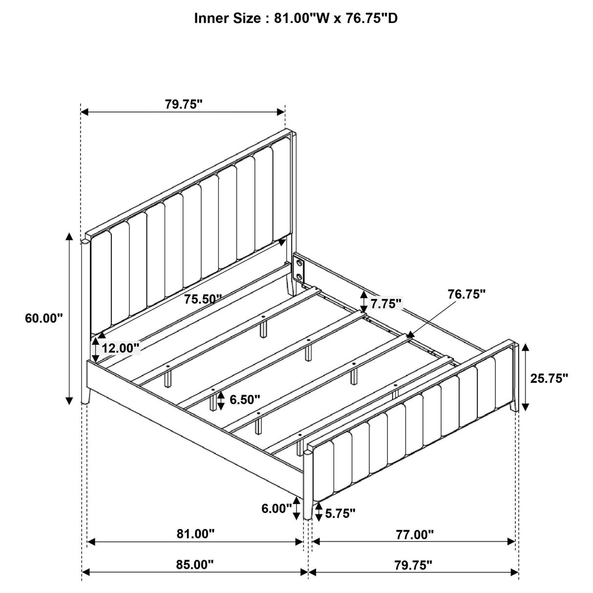 Brookmead Panel Bed